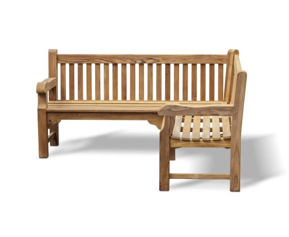 Gladstone Teak 1.8m Corner Bench