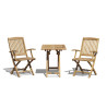 Teak Folding Lymington Table and Cannes Armchair Set