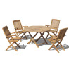 Lymington 1.2m Octagonal Table and Cannes Armchair Set