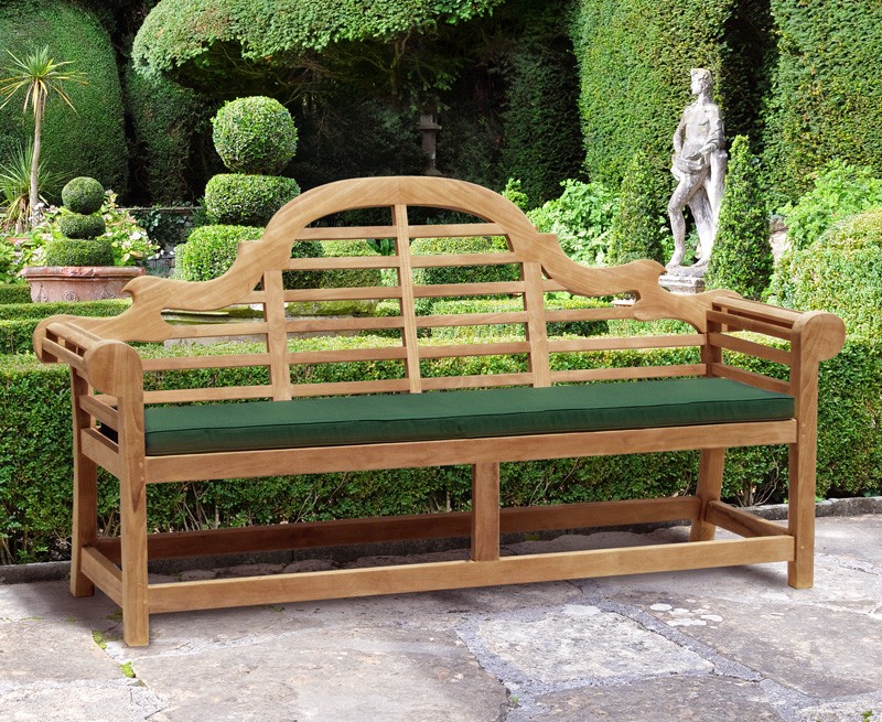 Lutyens 4 Seater Teak Garden Bench 195m